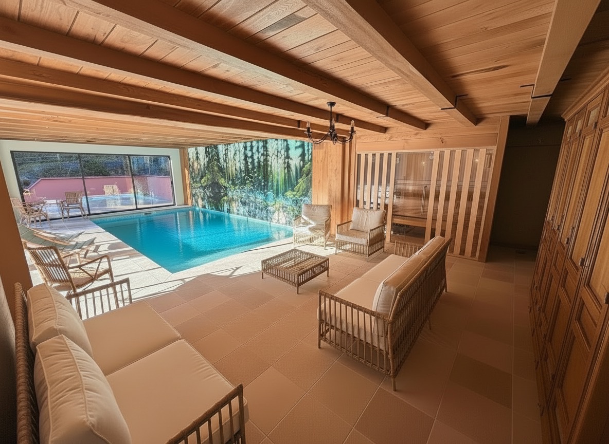 Espace bien-être — piscine intérieure chauffée