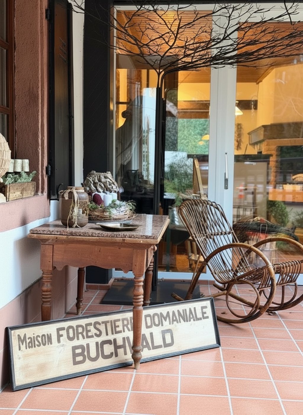 Grande véranda du gîte